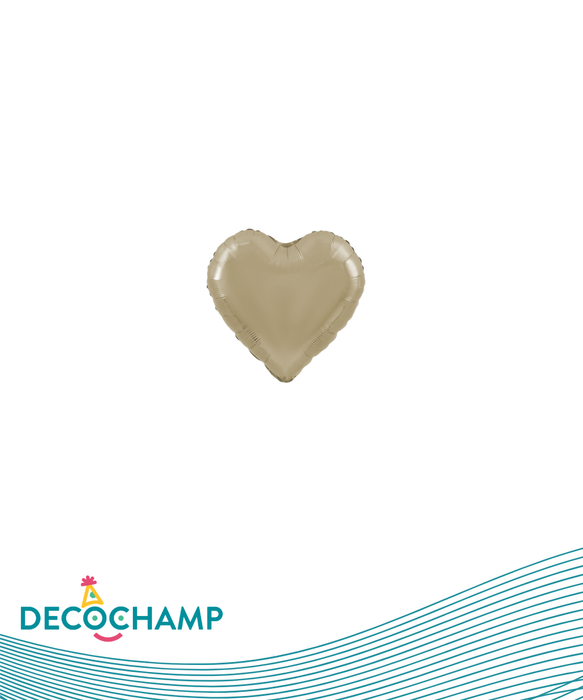 DecoHeart 4" Champagne (50 Units per case)
