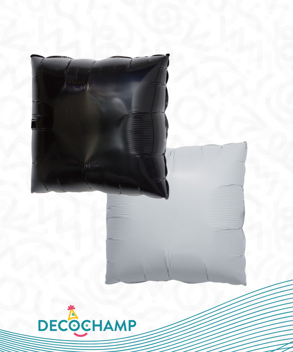 DecoSquare 24" White & Black (50 Units per case)