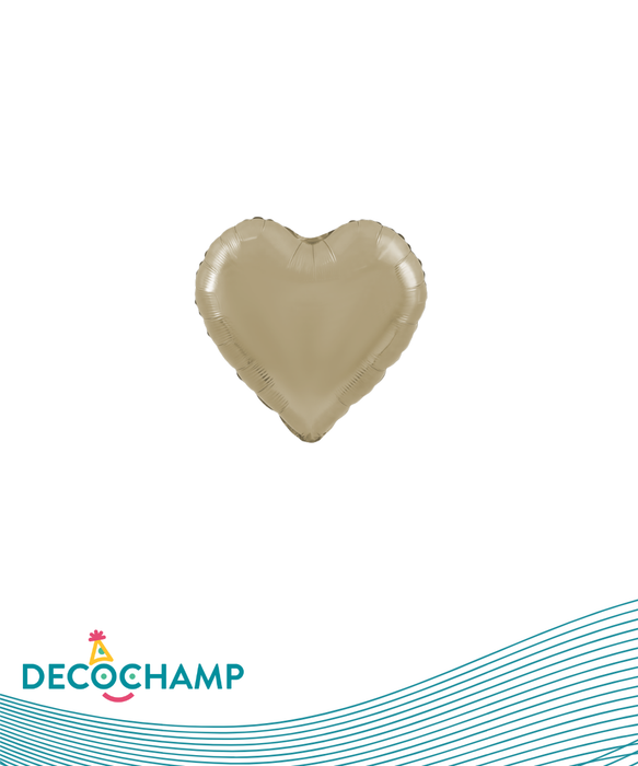 DecoHeart 9" Champagne (50 Units per case)