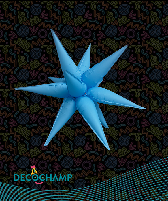 Neon Blue Starburst 40" (150 Unit Per Case)