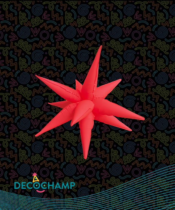 Neon Red Starburst 26" (50 Unit Per Case)
