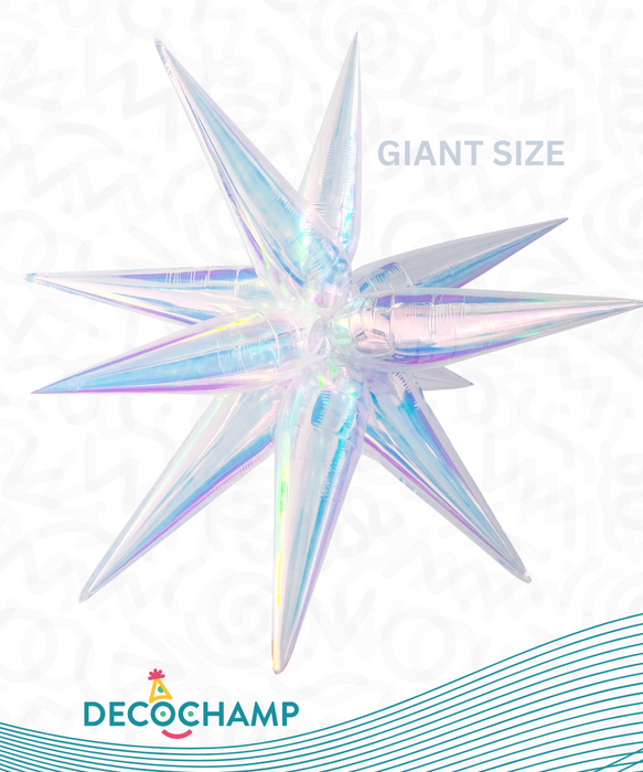 GIANT Starburst Iridescent 60" (50 Unit Per Case)