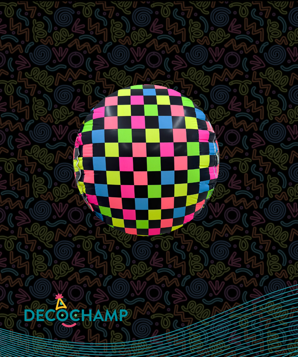 Deco Neon Disco Ball- size 18" (50 Unit Per Case)
