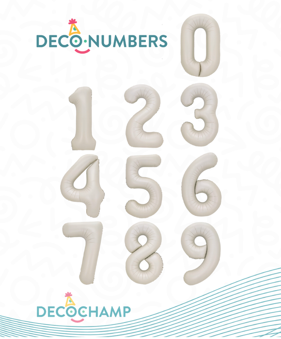 Number Latte size 34" 0-9 (50 Unit Per Case) NA