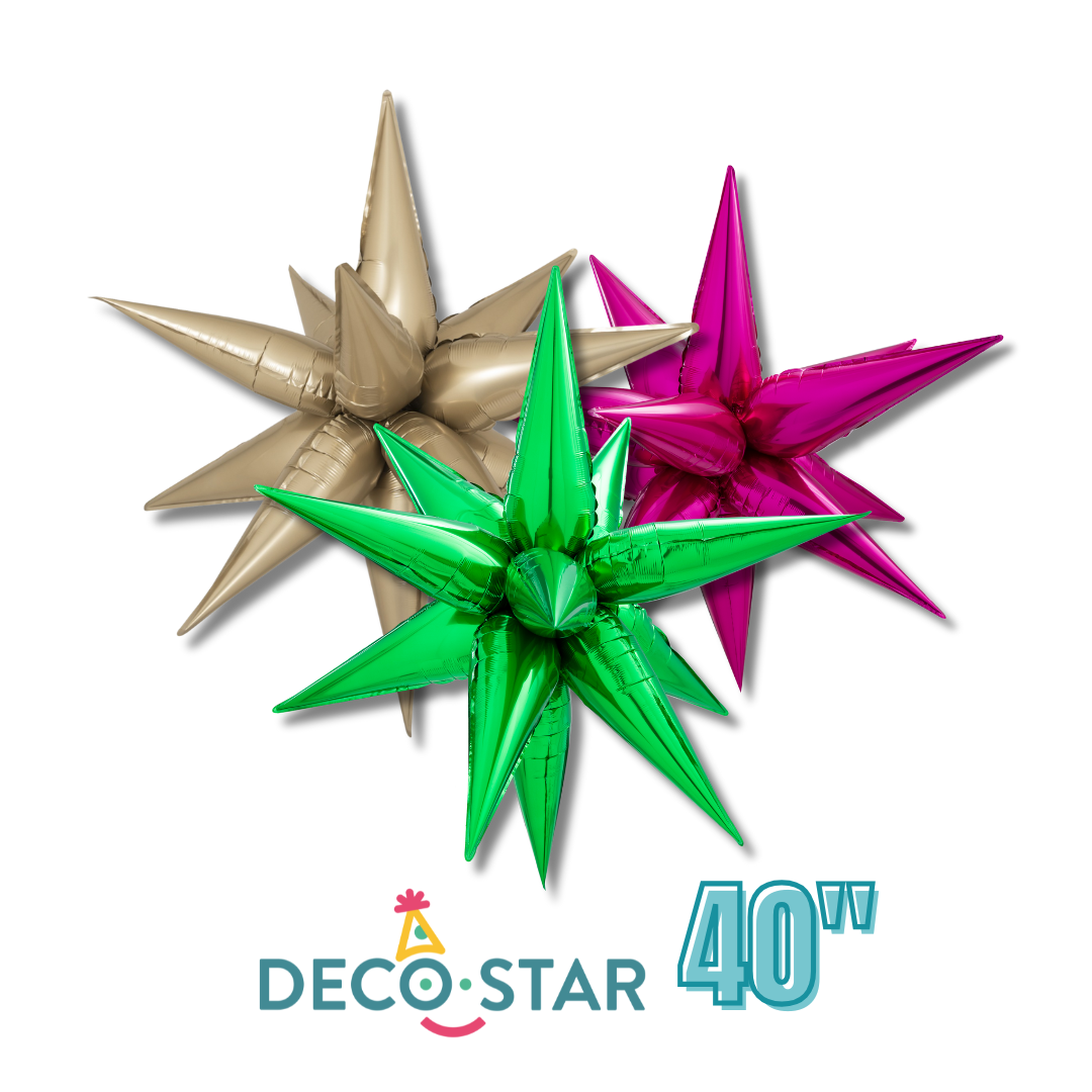 Globos estilo Estrella 12 puntas (Starburst Balloons) / 40"
