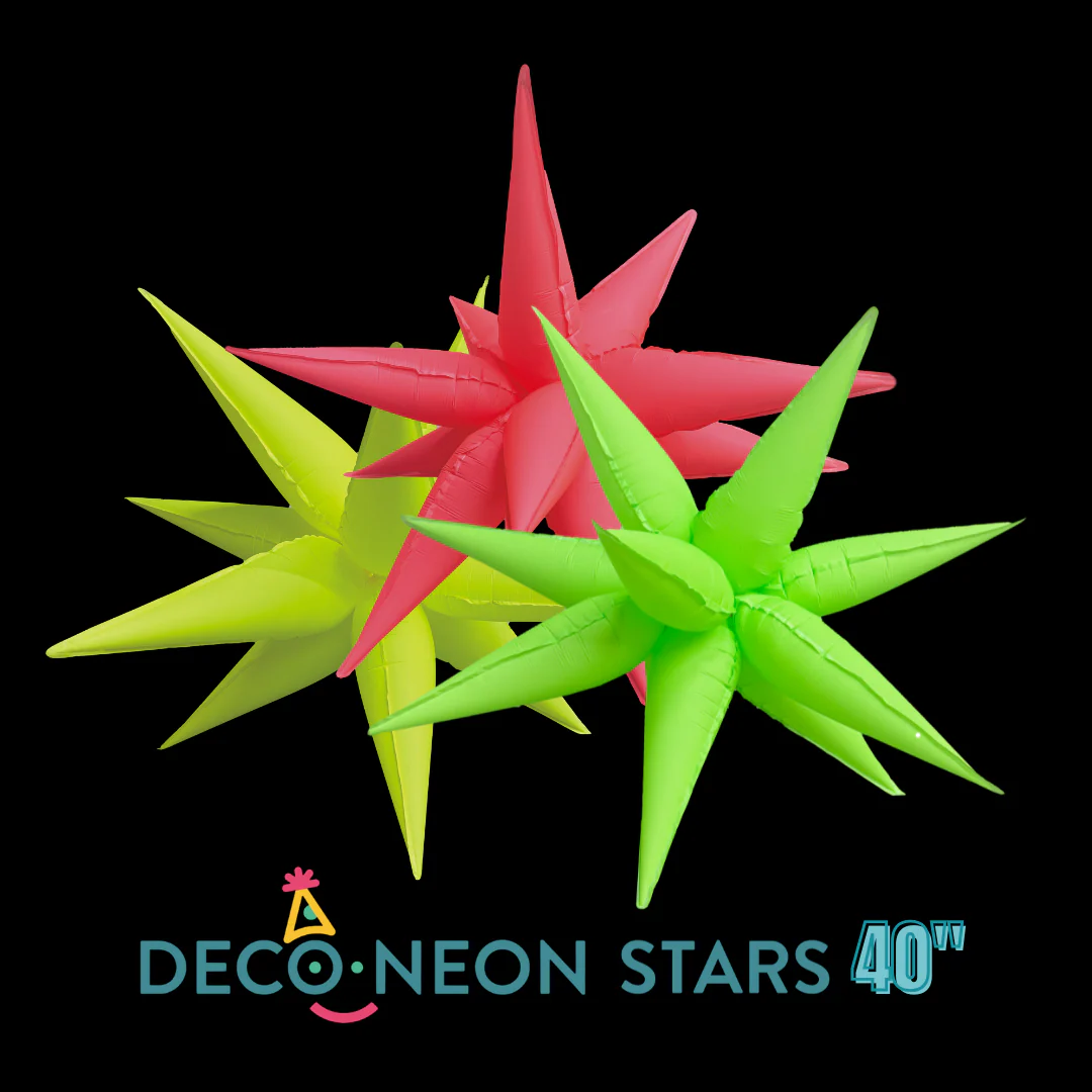 Starburst Neon Balloons 40"